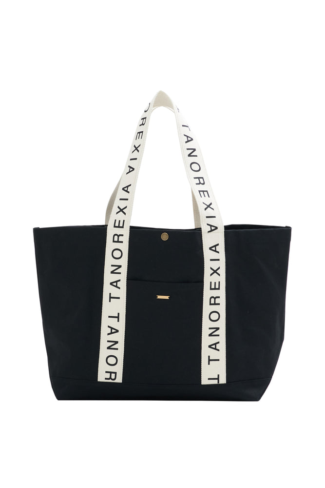 Logo belt tote bag