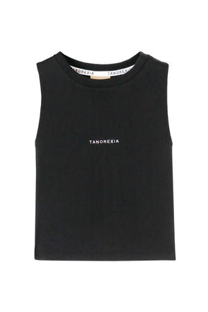 Rib No sleeve mini T-Shirt